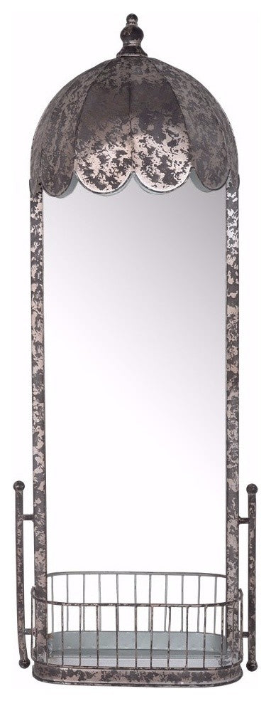 Tomb Shaped Danby Metal Wall Mirror