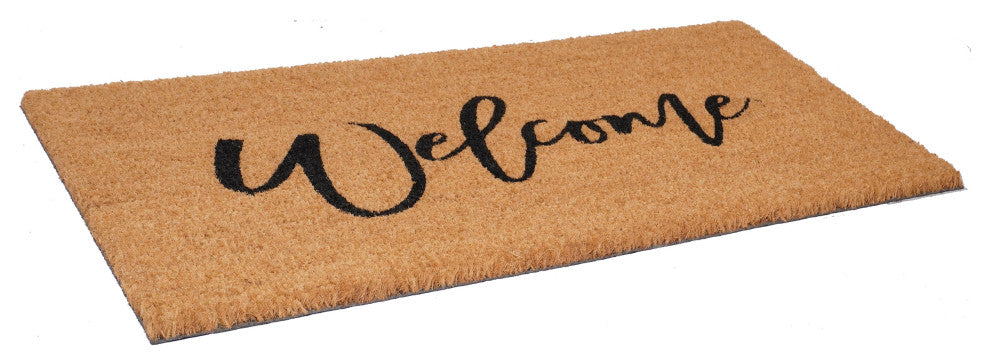 Calloway Mills Cursive Welcome Doormat, 36"x72"