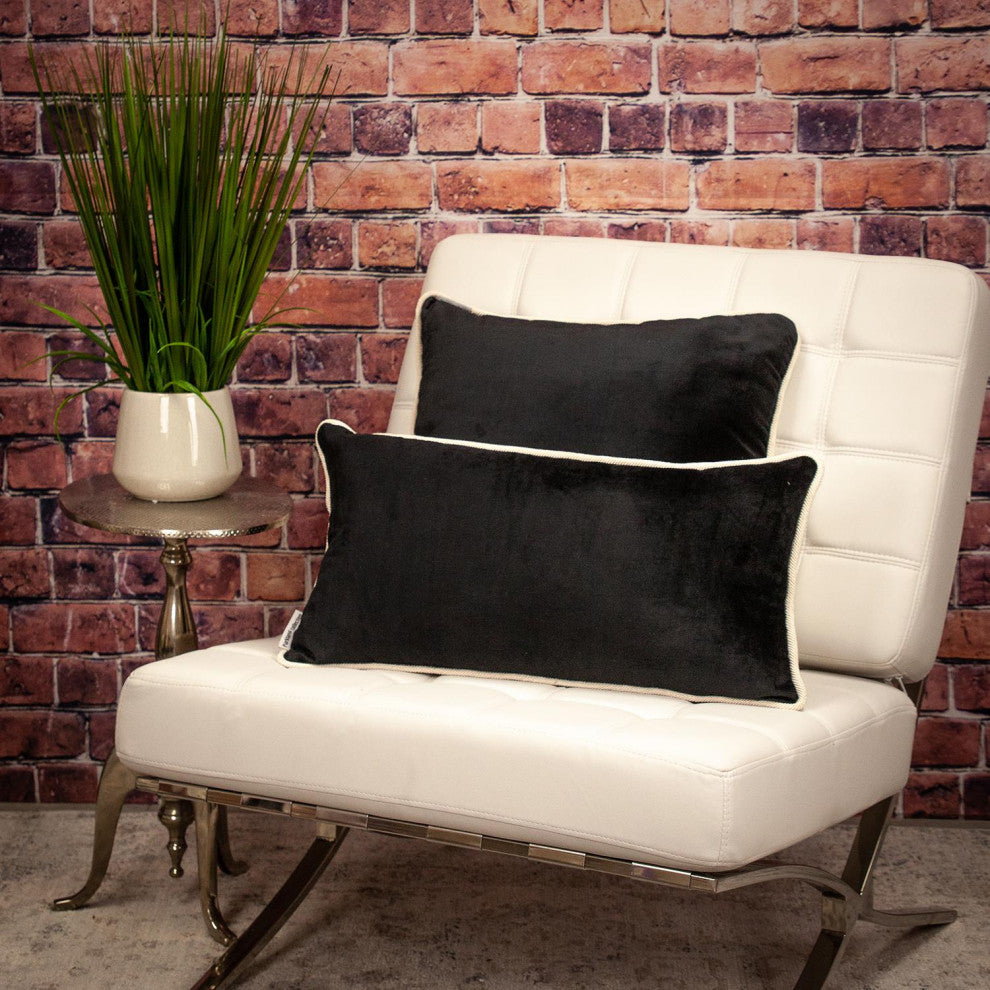 Parkland Collection Maia White Throw Pillow, Square