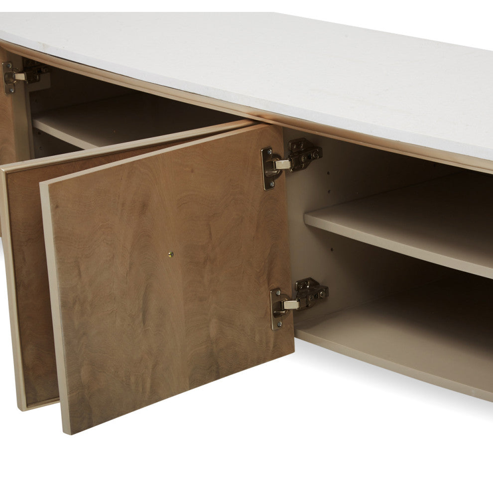 Villa Cherie Media Cabinet - Caramel
