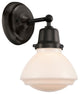 INNOVATIONS LIGHTING 623-1W-BK-G321 Olean 1 Light Sconce