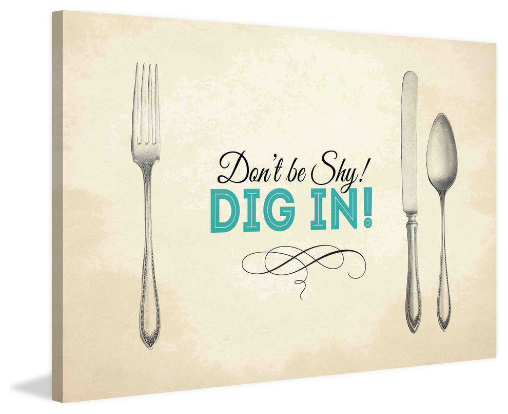 "Dig In 2" Painting Print on Canvas