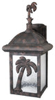 Americana Palm Tree Wall Bracket, Old Copper