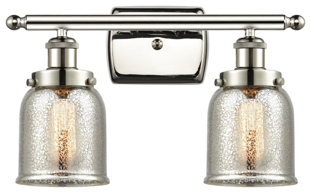 Innovations 916-2W-PN-G58 2-Light Bath Vanity Light, Polished Nickel