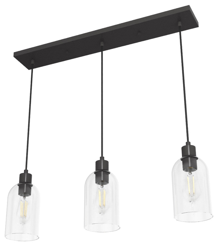 Hunter Lochemeade Noble Bronze 3 Light Cluster Ceiling Light Fixture