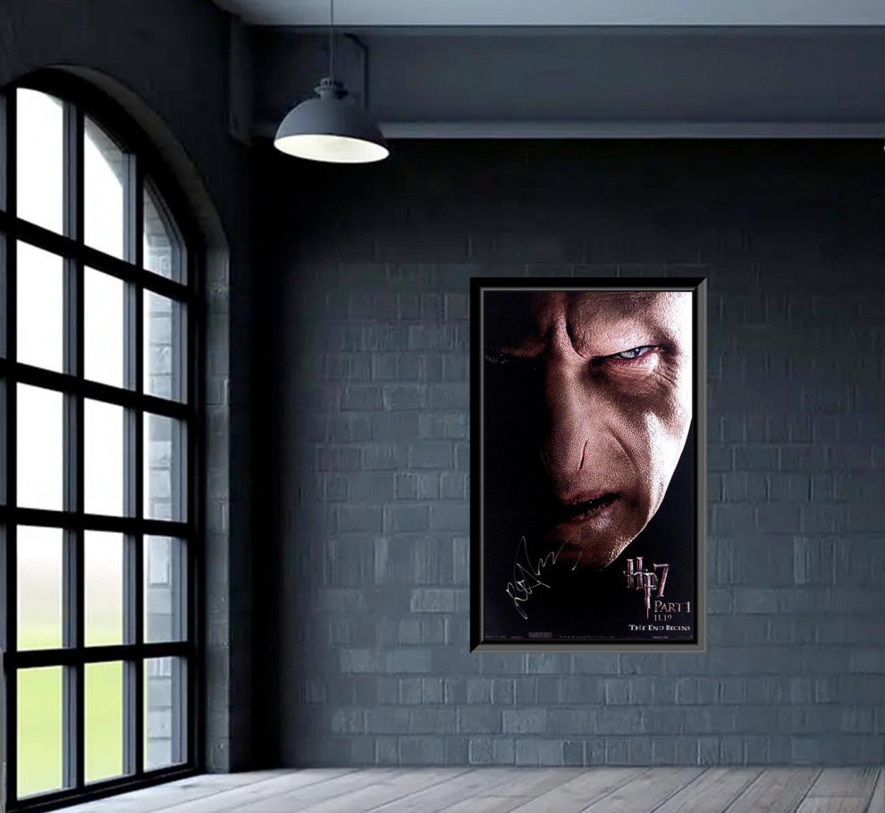 Harry Potter and the Deathly Hallows: Part 1 signed movie poster