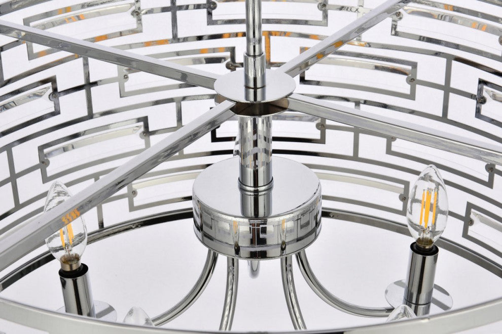 Kenny 24" Pendant, Chrome
