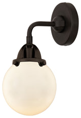 Beacon Sconce, Oil Rubbed Bronze, Matte White, Matte White