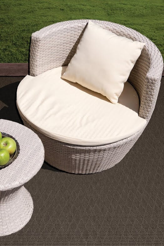 Luxurious Kasbah Diamond Pattern Indoor/Outdoor Rug, Drizzle, 9x13