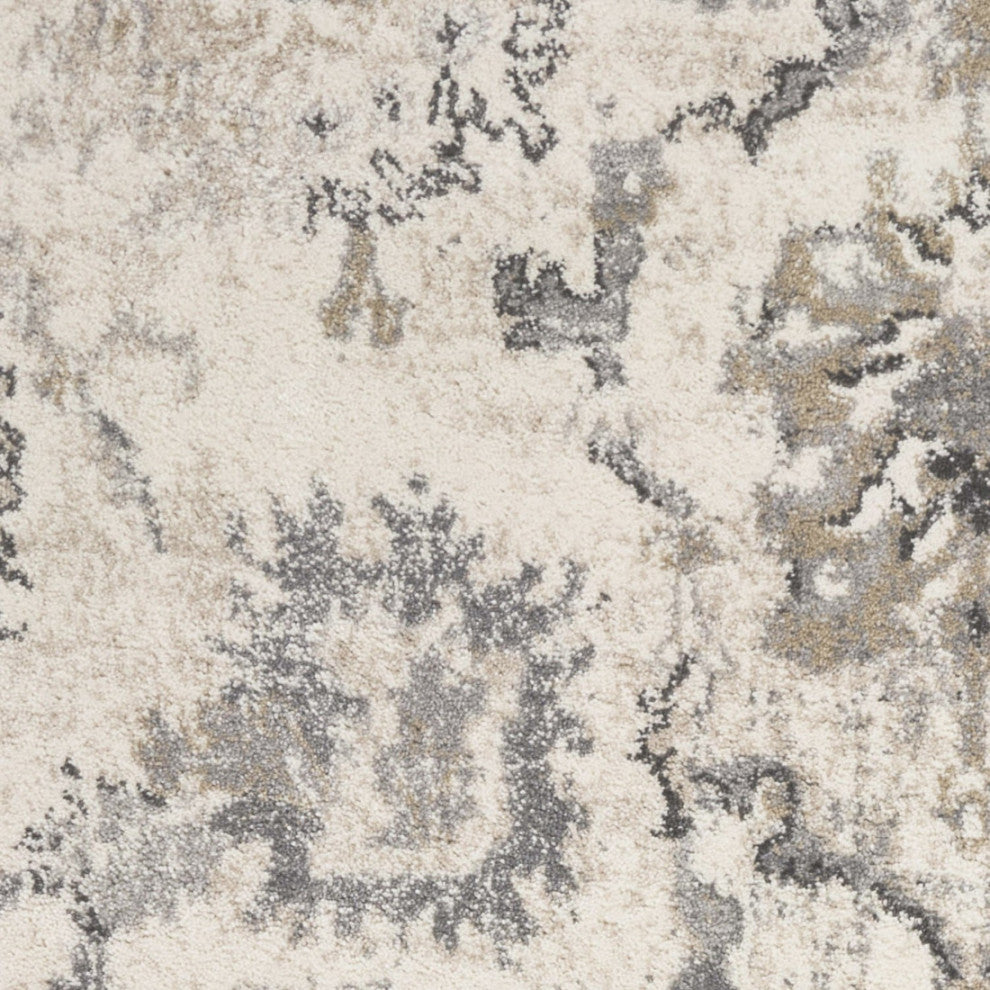 KAS Hue 4707 Ivory Farrah Area Rug, 5'3"x7'7"