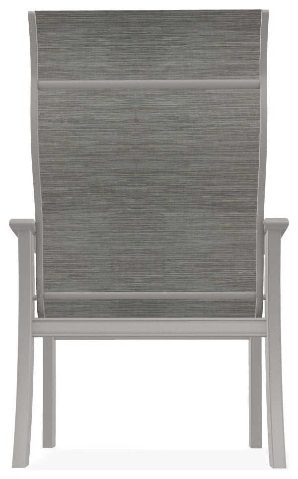 St. Catherine Sling Outdoor Armchair, Sicily/Warm Gray