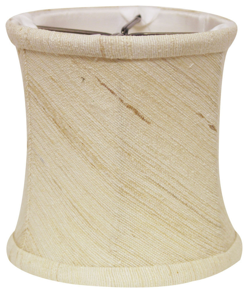 6" Inherent Set of 6 Corset Drum Chandelier Silk Lampshades