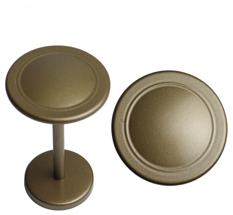 Button Medallion Drapery Holdback, Antique Gold, 1 Pc.