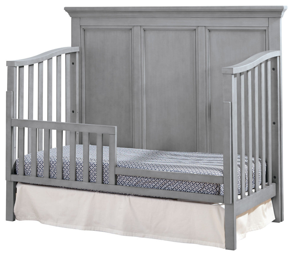 Hanley 56"W Wood Convertible Crib, Cloud