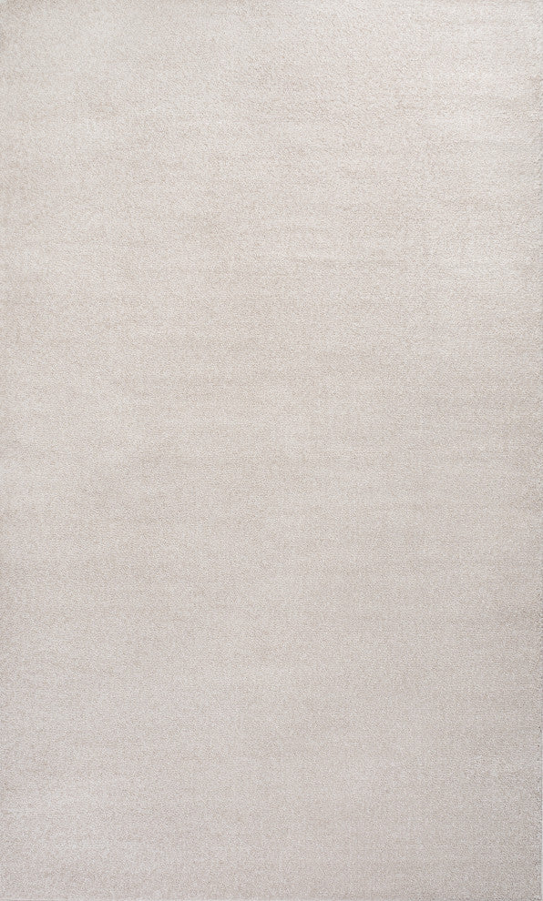 Haze Solid Low-Pile Ivory 12 ft. x 15 ft. Area Rug