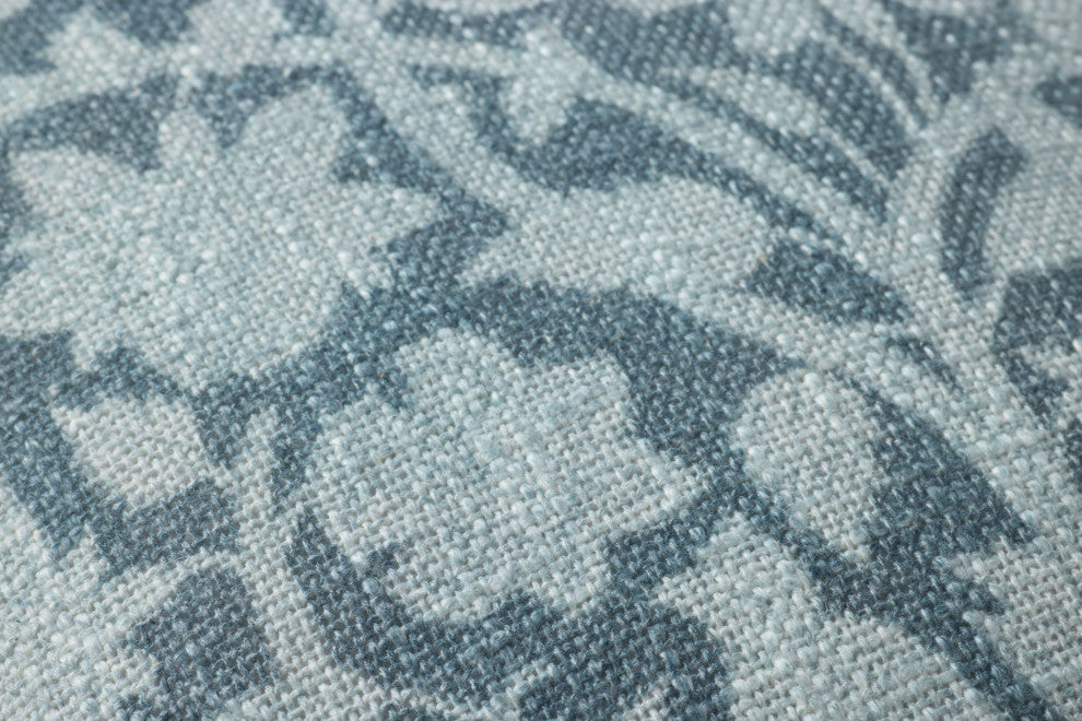 Chris Loves Julia x Loloi Kathleen Blue 18'' x 18'' Cover, Down Pillow