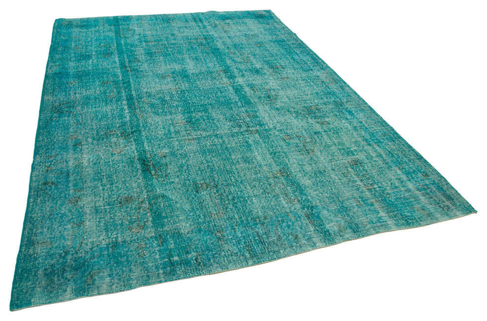 Rug N Carpet - Hand-knotted Oriental 7' 1" x 10' 1" Over-dyed Large Area Rug