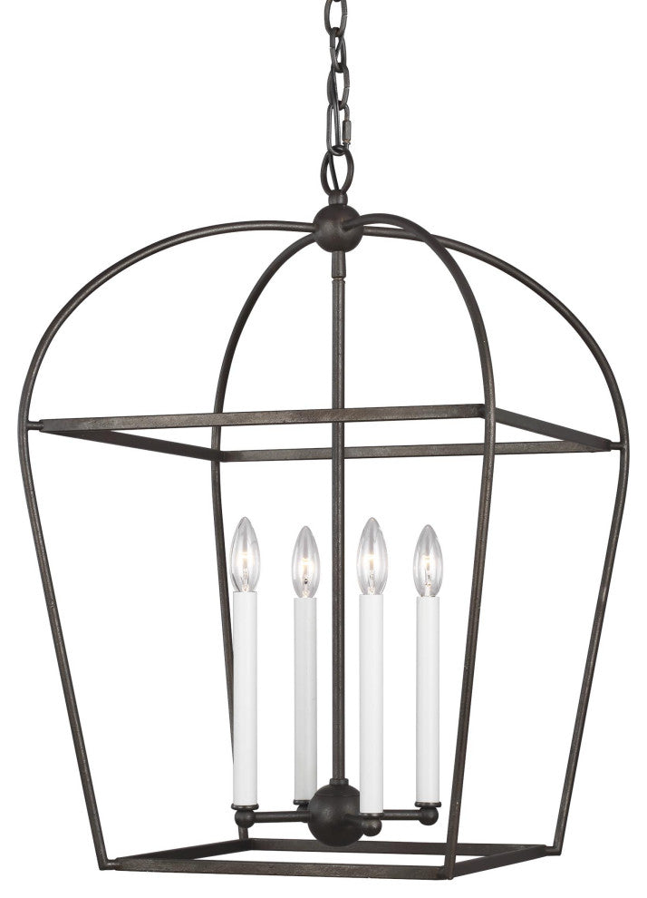 Generation Lighting, CC1094SMS, Medium Lantern, Smith Steel