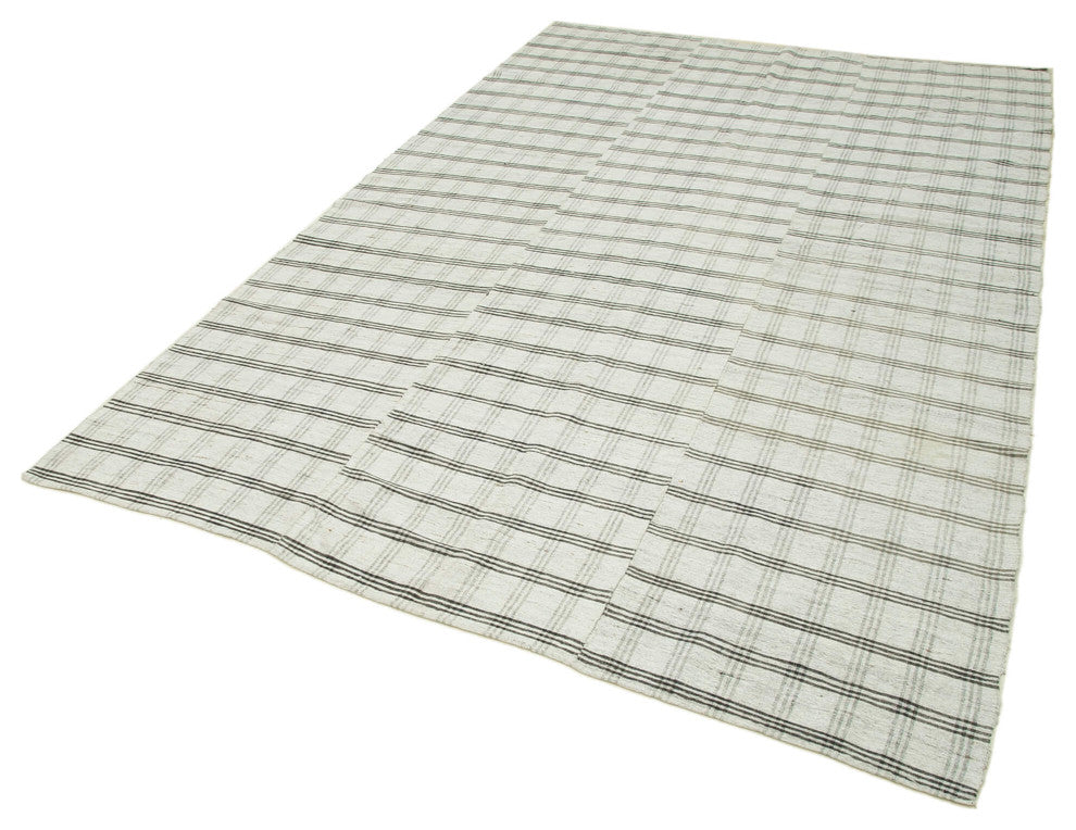 Rug N Carpet - Handwoven Turkish 6' 0'' x 9' 8'' Antique Wool Kilim Rug