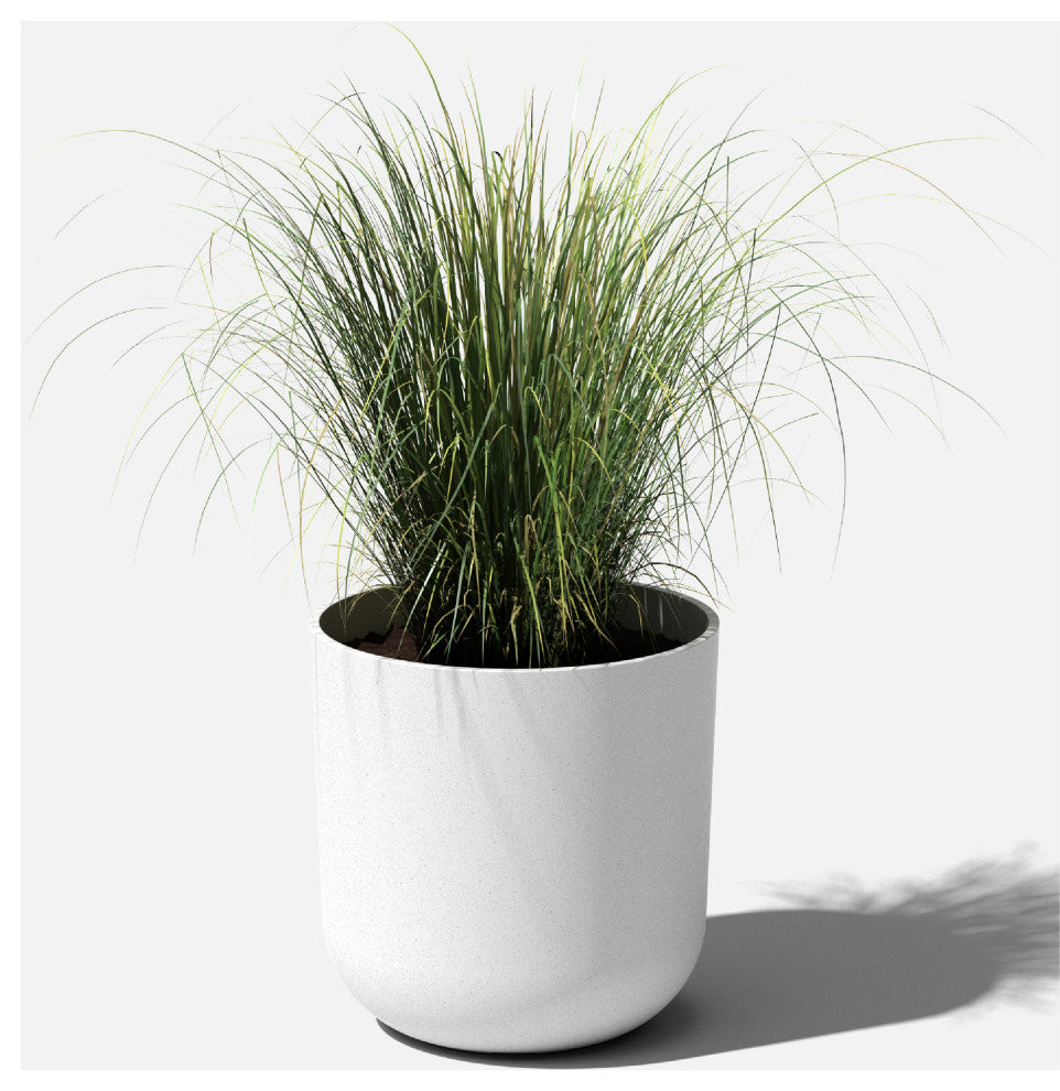Pure Series Kona Planter, White, 15 Inches, 1 Pack