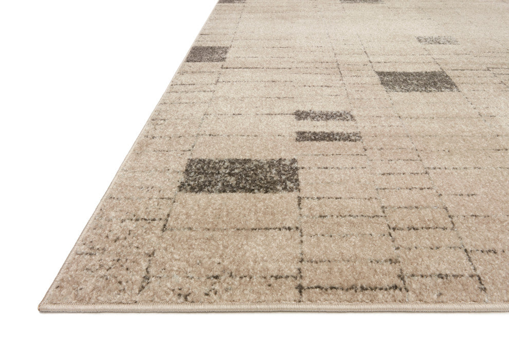 Loloi II Bowery BOW-02 Slate, Taupe Sample Swatch