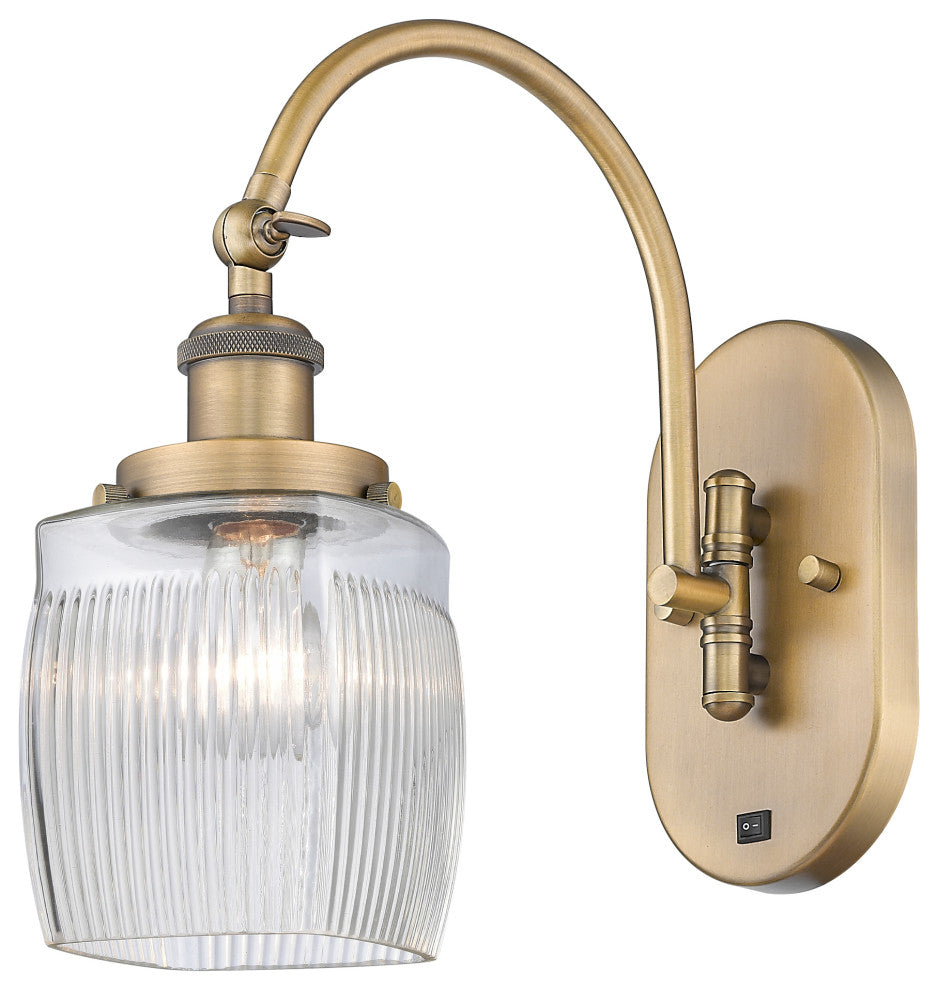 Innovations 918-1W-BB-G302-LED 1-Light Sconce, Brushed Brass