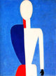 Kazimir Malevich Prototype of a New Image, 21"x28" Wall Decal