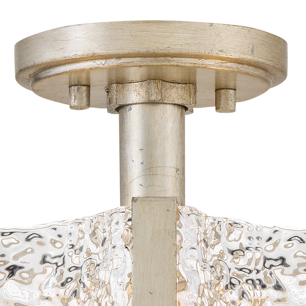 Fredrick Ramond Florian Medium Semi-Flush Mount, Glacial