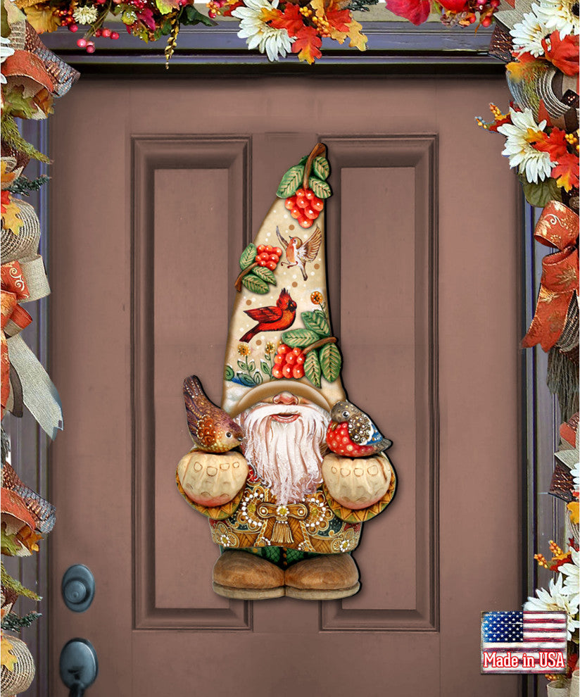 Fall Dwarf Halloween Door Decor