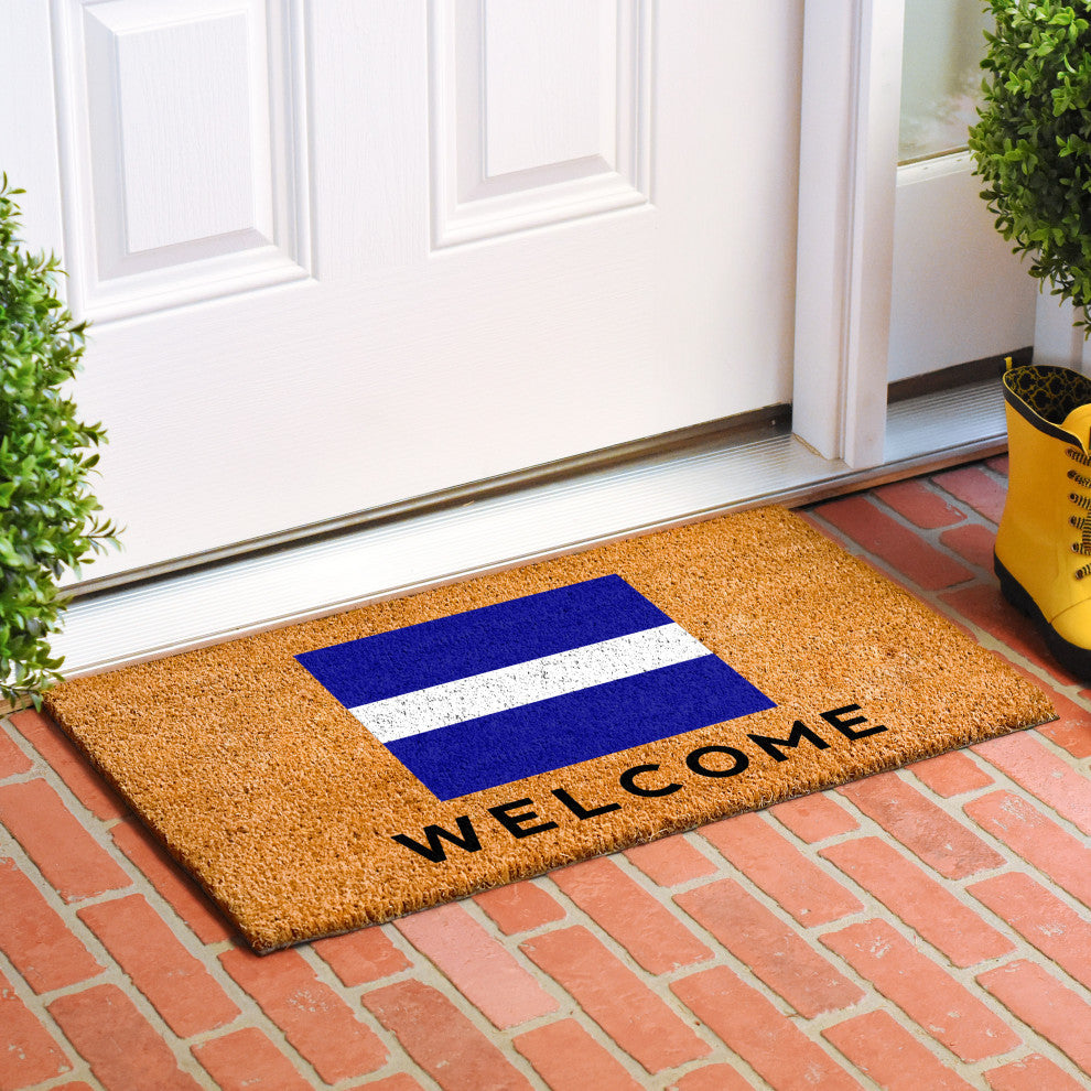 Calloway Mills Nautical Personalized Doormat, Letter J