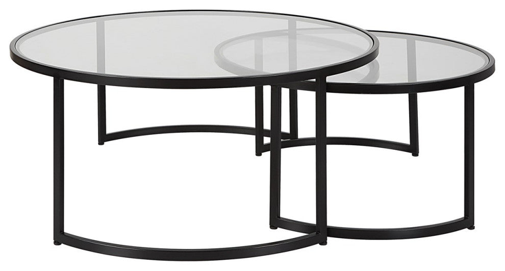 Uttermost Rhea Black Nesting Coffee Tables S/2 25190