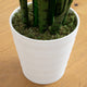 4ft. UV Resistant Artificial Sansevieria Plant, White Decorative Planter