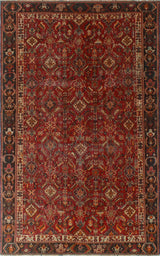 Semi-Antique Behnaz Red Runner