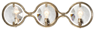 CRYSTORAMA QUI-7623-DT 3 Light Distressed Twil ight Bathroom Vanity