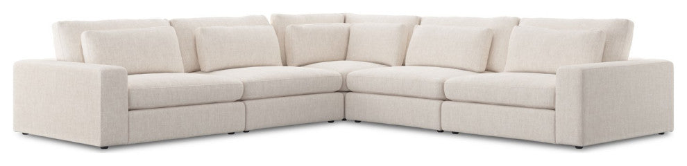 Bloor 5 Piece Sectional -Essence Natural