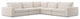 Bloor 5 Piece Sectional -Essence Natural