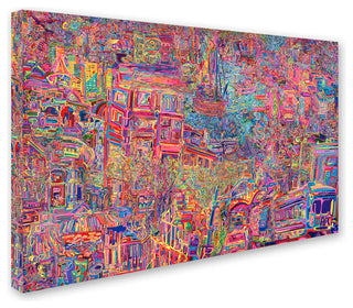 Josh Byer 'City' Canvas Art, 19x12