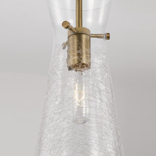 Capital Lighting 342411 15" Tall Mini Pendant - Polished Nickel
