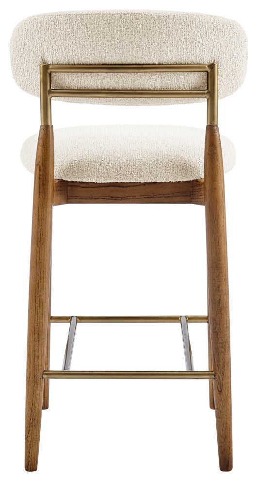 Verna Fabric Counter Stool, Palladian Beige