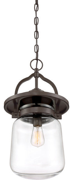 Quoizel LLE1911WT One Light Outdoor Hanging Lantern LaSalle Western Bronze