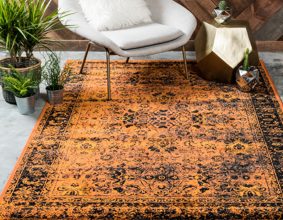 Unique Loom Terracotta Imperial Bosphorus 2' 0 x 6' 0 Runner Rug