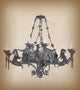 Theoden Wrought Iron Chandelier