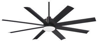 Minka Aire Slipstream 65" Indoor/Outdoor Ceiling Fan With Remote Control, Coal