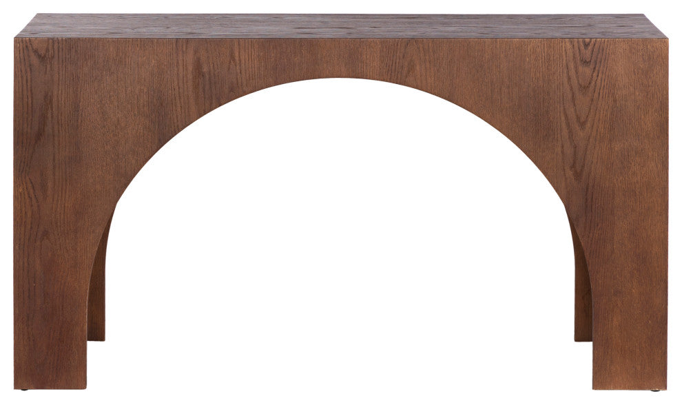 Arch Console Table, Brown