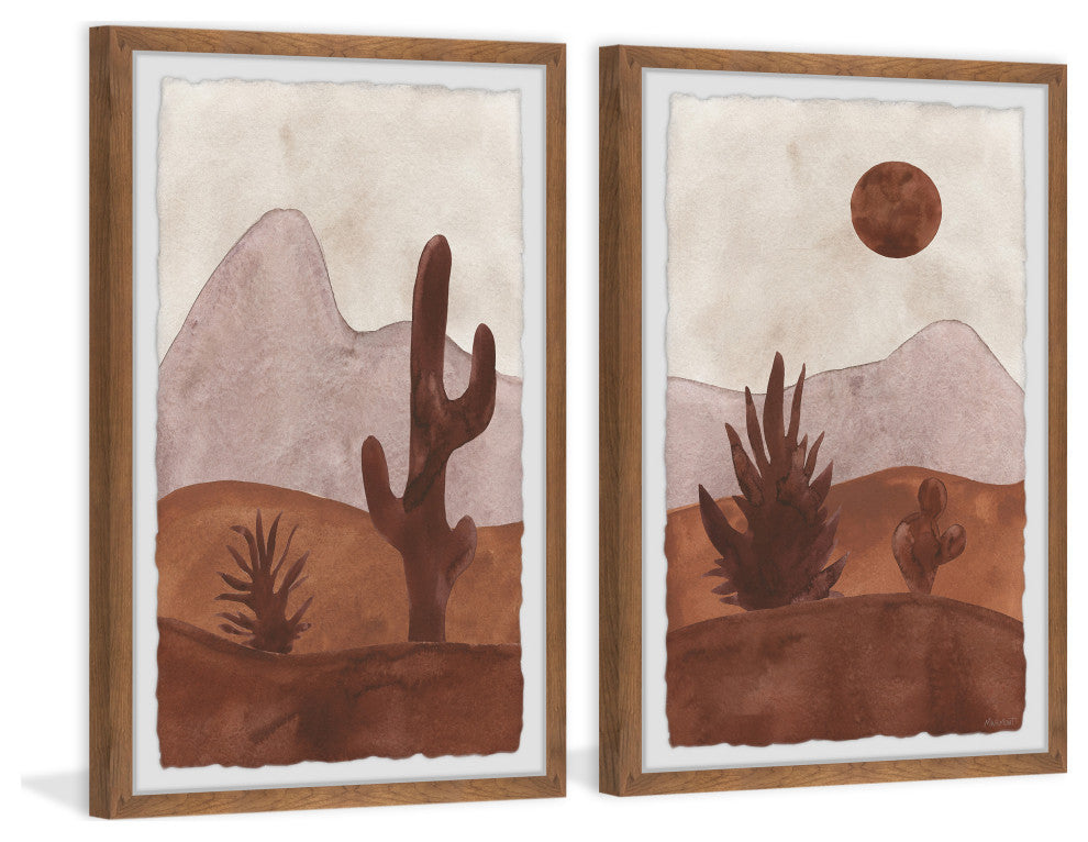 The Red Sands Diptych, Set of 2, 20x30 Panels