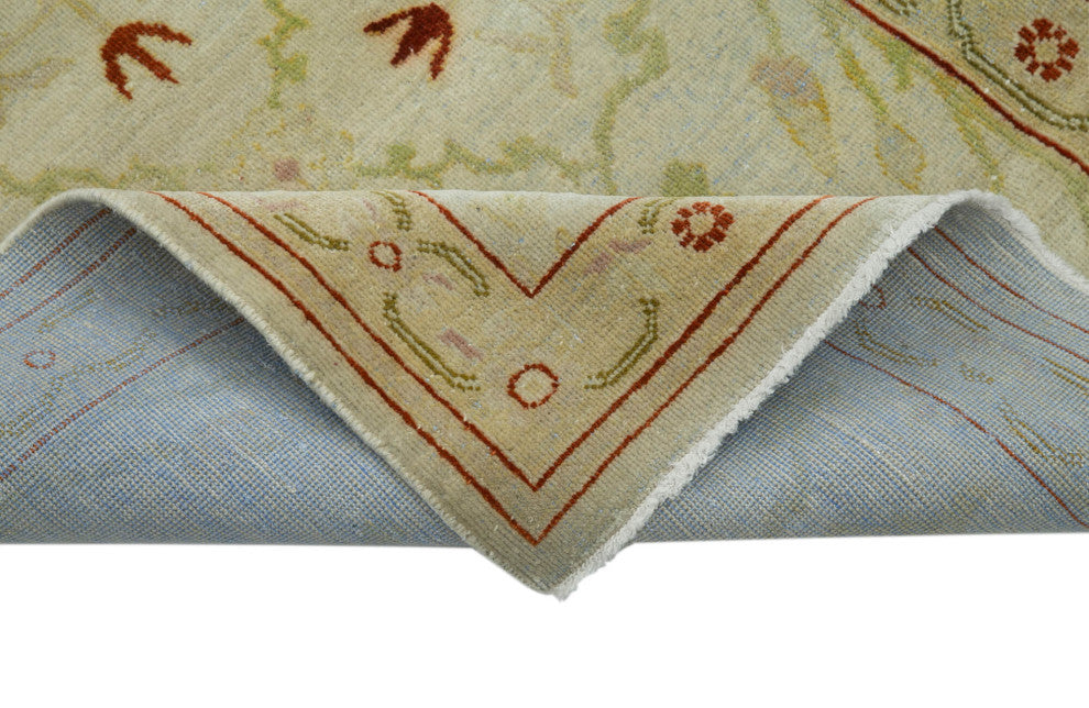 Rug N Carpet - Handwoven Oriental 2' 7" x 10' 1" Runner Oushak Area Rug