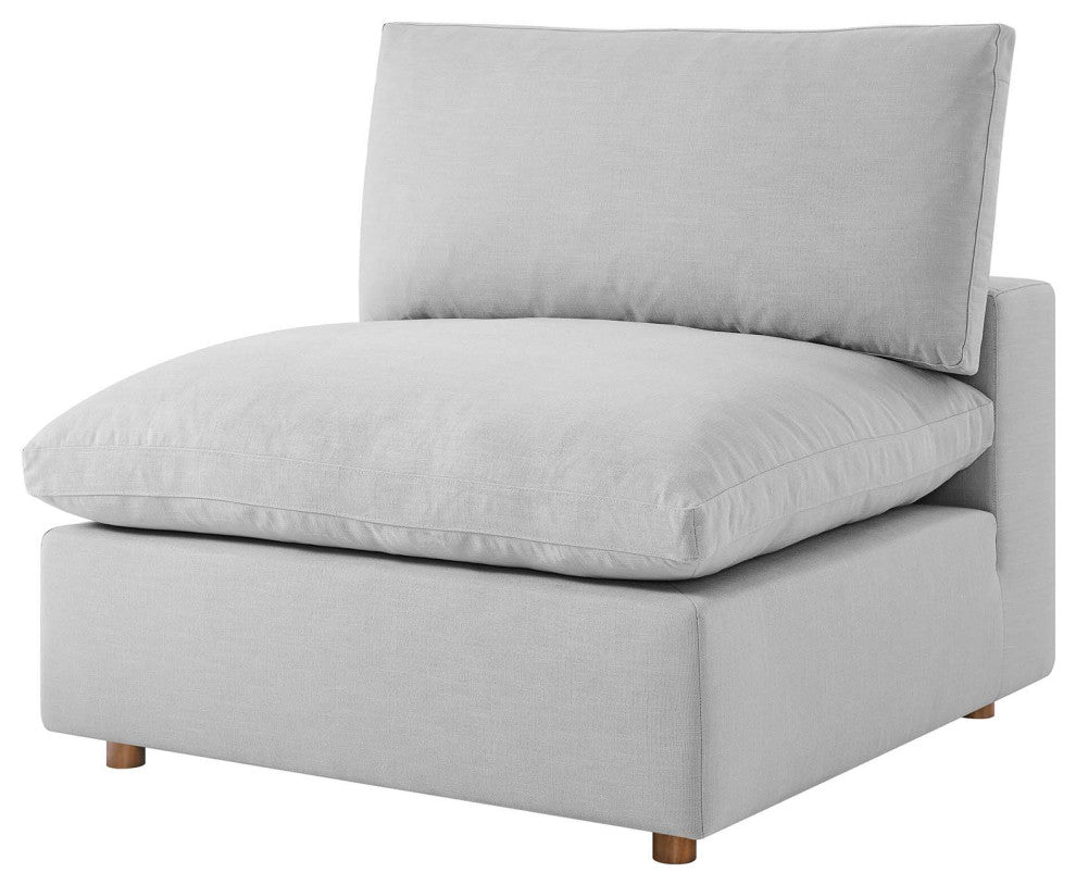 Modular Sectional Deep Sofa Set, Gray, Fabric, Modern, Lounge Hospitality