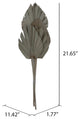 Vickerman Natural Botanicals 21" King Palm Spear, Natural, 21"