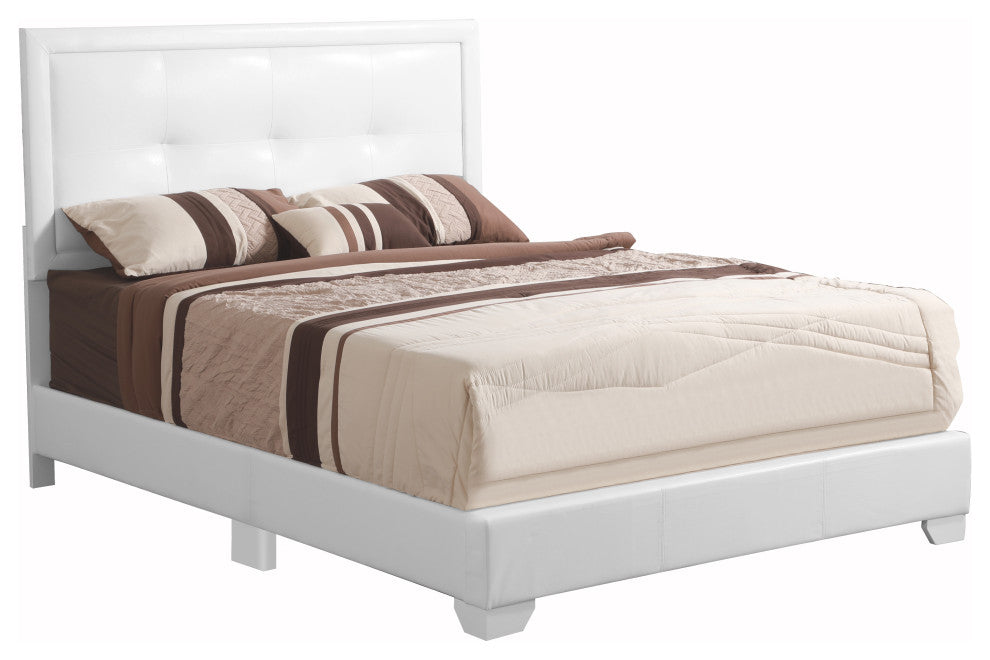 Bed, White, Full, King