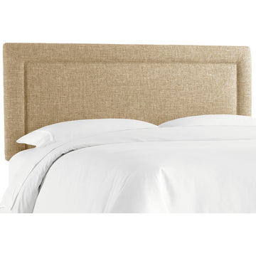 Ana Queen Border Headboard, Zuma Linen
